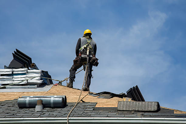 Professional Roofing technician working in Loretto, VA